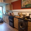 Photo 6: Kitchen, cooker, washing machine, large fridge freezer, microwave