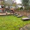 Photo 16: Large Communal Garden - sun loungers and  table and chairs