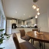 Photo 3: Kitchen dinner , large fridge freezer, electric oven, gas hob, loads of storage 