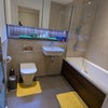 Photo 7: Extra large, modern Private bathroom with bath tub and shower and vanity
