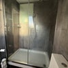 Photo 5: Large walk in shower with rain feature 
