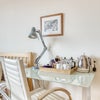 Photo 8: Desk for tea/coffee, or work!