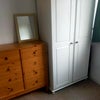 Photo 11: Painted pine wardrobe and drawers