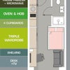 Photo 5: Layout of Studio