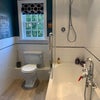 Photo 4: Large bathroom with bath and powerful shower