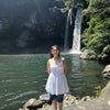 Photo 2: Me visiting a waterfall in Jeju this summer