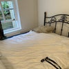 Photo 9: Double bed with a new medium-firm mattress 