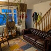 Photo 3: Living room and chesterfield