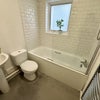 Photo 3: Bathroom with bath & heated towel rail