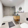 Photo 7: Spacious main bathroom with bath