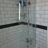 Photo 8: Shower over bath & soap shelves