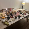 Photo 3: We love to host and cook for one another :)
