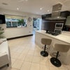 Photo 6: Fully equipped modern kitchen with breakfast bar & appliances