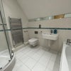 Photo 3: Modern bathroom with power shower, shared between two rooms