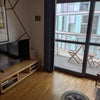 Photo 8: Living room and balcony 