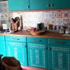 Photo 3: My rather colourful kitchen 