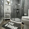 Photo 5: Thoughtfully finished bathroom with heated towel rail and storage