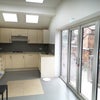 Photo 6: Kitchen with all appliances / Oven / Microwave / Hob / Extractor / Washing machine & Dryer / Fridge 