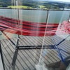 Photo 9: hammocks on balcony. ( background blurred for neighbours privacy) 