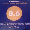 Photo 5: Our certificate from Booking .com