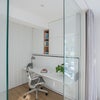 Photo 11: Office / bedroom 2, glass door and wall.