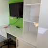 Photo 3: Desk, chair, and shelves