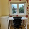 Photo 3: Fridge, study table and chair