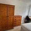 Photo 2: Wardrobe chest draws bedside cabinets desk