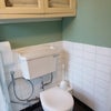 Photo 2: Loo with hose attachment; a feature which I think should be a general standard.