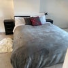 Photo 3: Bedroom furnished with linen