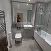 Photo 3: private bathroom, accessible through shared hallway