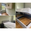 Photo 3: Ottoman bed with generous under-bed storage – ideal for keeping the room clutter-free.