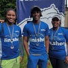 Photo 3: Just after the Edinburgh 10k with my brother (middle) and mum (right)