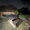 Photo 8: Patio/garden at night with outside sensor light