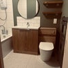 Photo 6: Bathroom with bath and shower