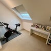 Photo 8: Bedroom has a usedul storage cupboard and lots of space for exercise equipment, drawers or desk