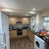 Photo 3: Kitchen with Fridge 