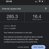 Photo 9: Internet Speed from 20mb to 286 mb 