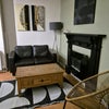 Photo 3: Area to relax and cosy fireplace