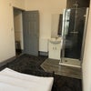 Photo 1: Double room with own shower and basin in a freshly decorated and newly carpeted room.