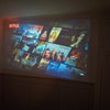 Photo 9: 100" projector netflix TV etc
