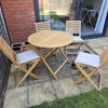 Photo 6: Re-furnished garden table and chairs for summer chilling