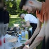 Photo 4: happiest when I get to cook for 100 people at a BBQ