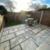 Photo 7: Zero Maintenance garden with astro and seating perfect for BBQs. 