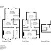 Photo 9: Floor plan: open plan living space & 2 bathrooms