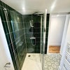 Photo 4: Modern shower room with walk-in shower and contemporary finish.