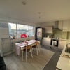 Photo 3: Kitchen and living room