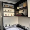Photo 4: Twin Bed and Shelves