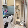 Photo 7: Downstairs bathroom, washing machine and dryer