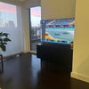 Photo 7: Current setup with tv
